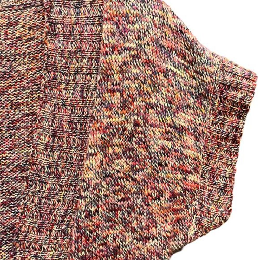 THEORY Womens Cardigan Duster Petite Multicolor Short Sleeve Wool Cashmere Soft - Picture 3 of 7